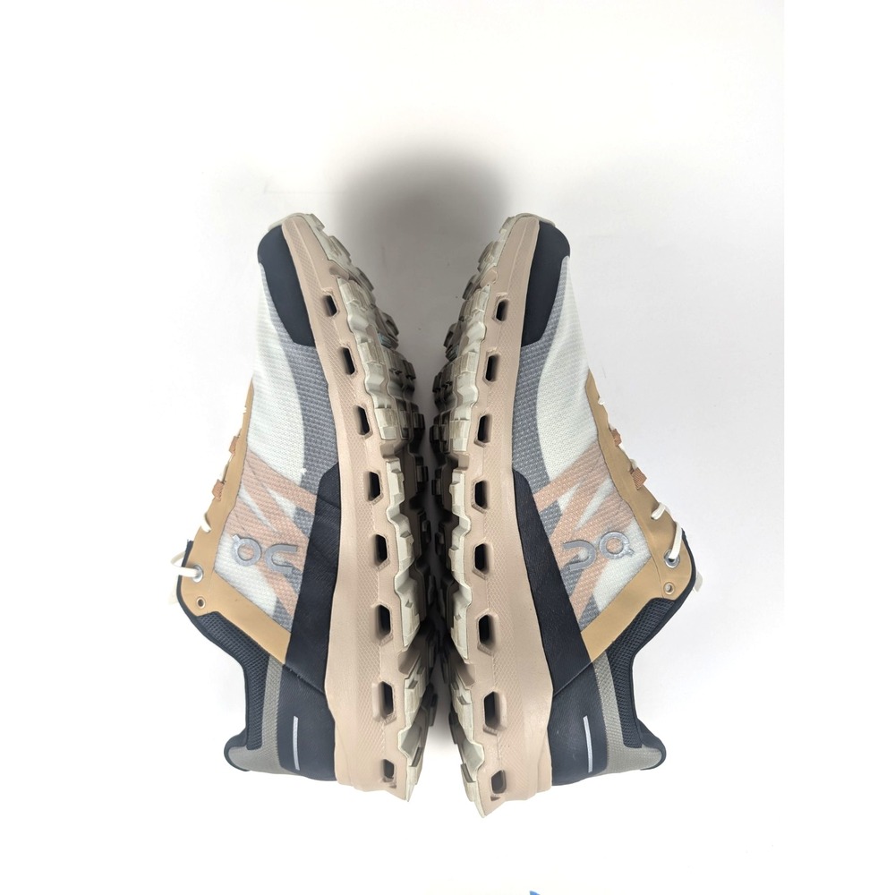 On Running Cloudvista Men's White / Tan Trail Shoes - Picture 6 of 8